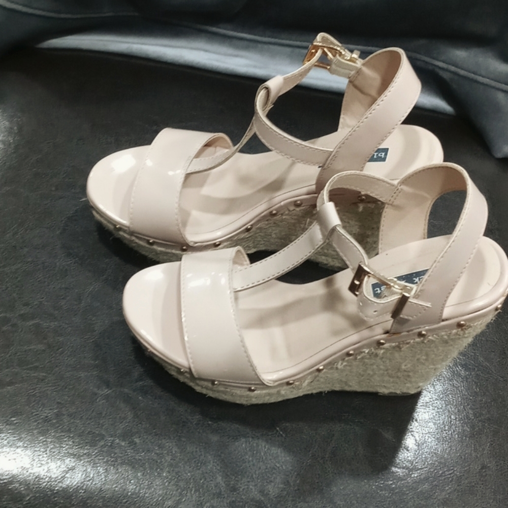 Beige Wedges